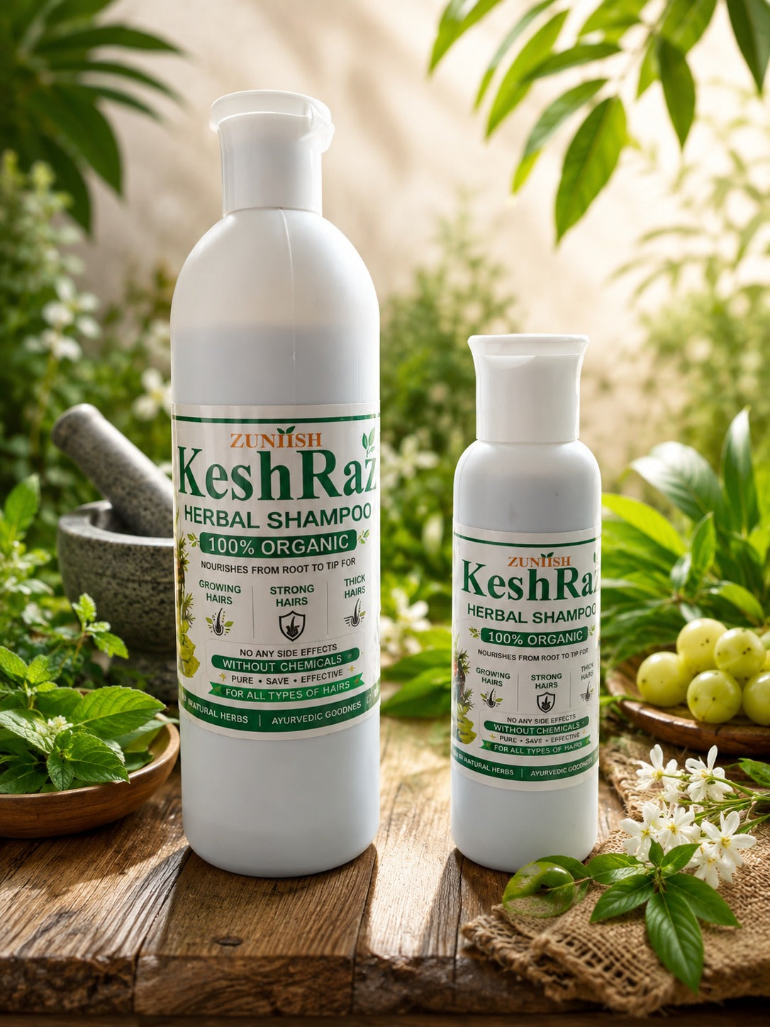 Keshraz Herbal Shampoo 400ml +120ml just in